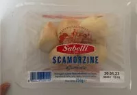 Sokerin määrä sisällä Scamorzine