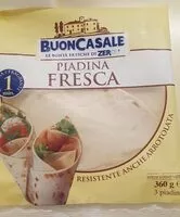 Suhkru kogus sees Piadine