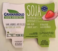 İçindeki şeker miktarı Dessert Soja Fraise