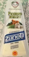 Zuckermenge drin Pecorino Romano