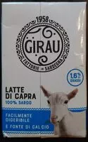 चीनी की मात्रा Latte di capra