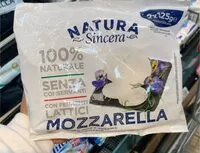 Amount of sugar in Mozzarella
