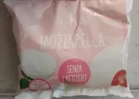 Amount of sugar in Mozzarella senza lattosio