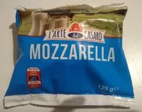Amount of sugar in Mozzarella
