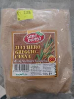 入っている砂糖の量 zucchero greggio di canna