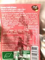 Zuckermenge drin Granola frutti di bosco