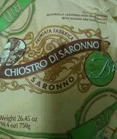 Sucre et nutriments contenus dans Chiostro di saronno