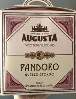 Cantidad de azúcar en Pandoro Quello Storico