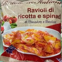 चीनी की मात्रा Ravioli ricotta e spinaci