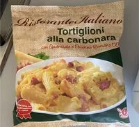 चीनी की मात्रा Tortiglioni alla carbonara