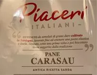 Quantité de sucre dans Pane carasau