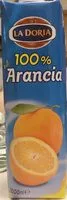 Amount of sugar in 100%Arancia