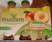 Cantidad de azúcar en Succo e polpa di pesca frutta 50% minimo