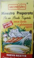 Quantité de sucre dans Minestra preparata