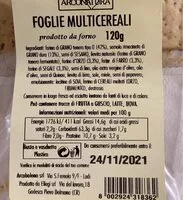 Quantité de sucre dans Foglie multicereali