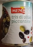 Количество сахара в Tris di olive piccantine