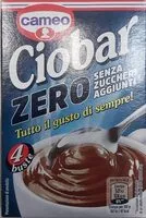 入っている砂糖の量 Ciobar Zero