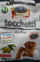 Sokerin määrä sisällä Tocchetti alle olive