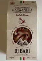 Cantidad de azúcar en Garganelli