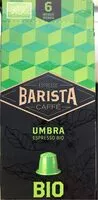 Sucre et nutriments contenus dans Barista caffe