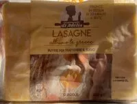 Zuckermenge drin Lasagne