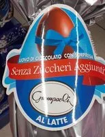 Jumlah gula yang masuk Uovo di cioccolato senza zuccheri aggiunti