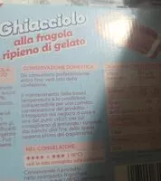 Amount of sugar in Fior di fragola