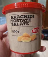 Amount of sugar in Arachidi tostate e salate