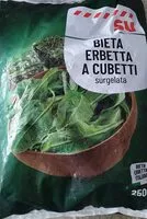 Количество сахара в Bieta erbetta in foglie porzionata surgelata