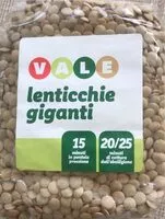 चीनी की मात्रा Lenticchie giganti