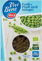 含糖量 Vivi bene pasta dIGPiselli verdi biologici fusilli