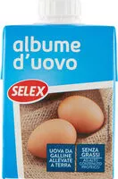 入っている砂糖の量 Albume d'uovo da galline allevate a terra
