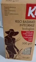 Jumlah gula yang masuk Riso Basmati integrale biologico