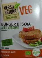 Zuckermenge drin Burger di soia alle verdure