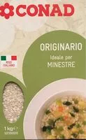 Zuckermenge drin Riso originario ideale per minestre