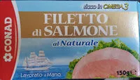 Sokerin määrä sisällä Filetto di Salmone al naturale