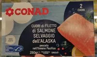 चीनी की मात्रा Cuori di Filetto di Salmone Selvaggio dell'Alaska