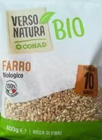 चीनी की मात्रा Farro Biologico Verso Natura