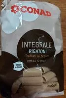 İçindeki şeker miktarı Rigatoni integrali