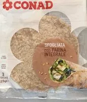 चीनी की मात्रा Piadina integrale