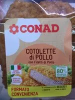 Quantité de sucre dans Cotolette di pollo
