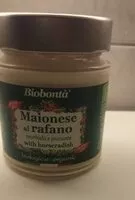 Sokerin määrä sisällä Maionese di rafano