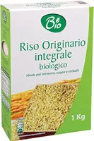 Amount of sugar in Riso originario integrale biologico