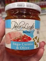 Количество сахара в Sugo cernia e olive