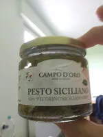 Sokerin määrä sisällä Pesto siciliano con pecorino siciliano dop