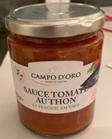Sokerin määrä sisällä Sauce tomate au thon et fenouil sauvage