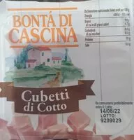 Suhkru kogus sees Cubetti di cotto