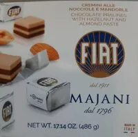 Jumlah gula yang masuk Cremini alle nocciole e mandorle Fiat