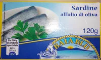Suhkru kogus sees Sardine olio oliva