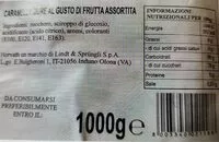 含糖量 Caramelle dure al gusto di frutta assortita